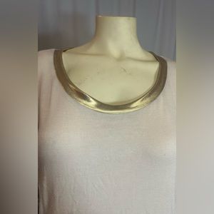 No name medium white w long sleeve sheer size large